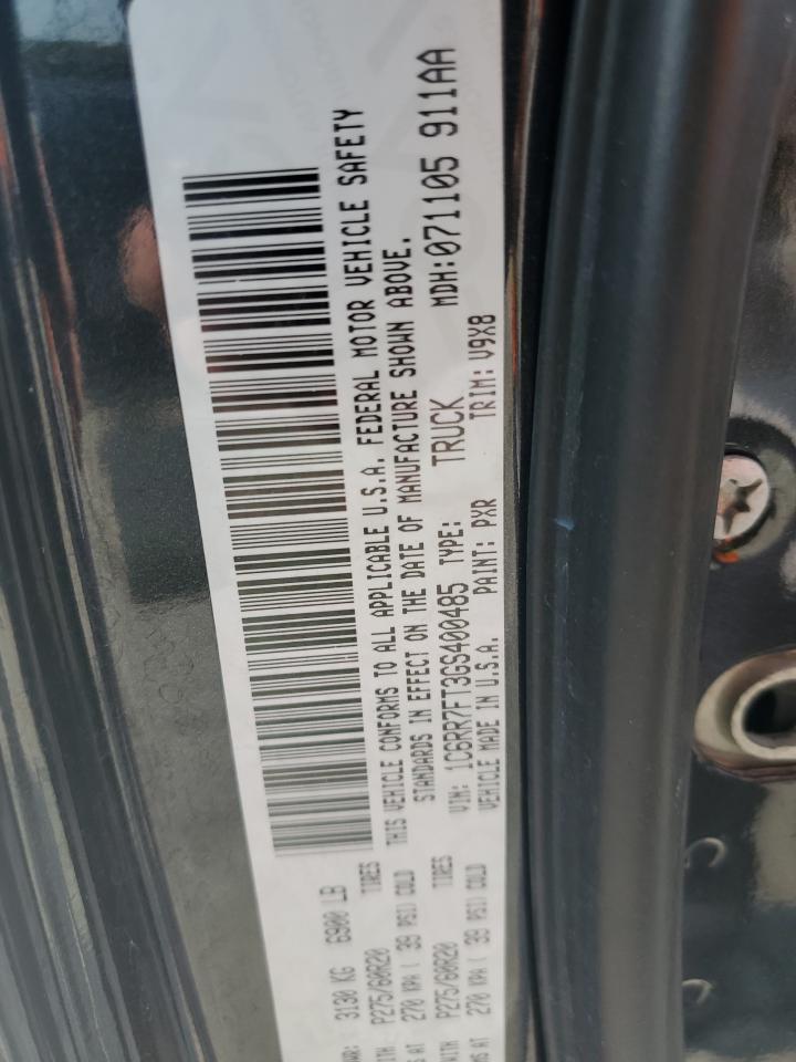 2016 Ram 1500 St VIN: 1C6RR7FT3GS400485 Lot: 64656404