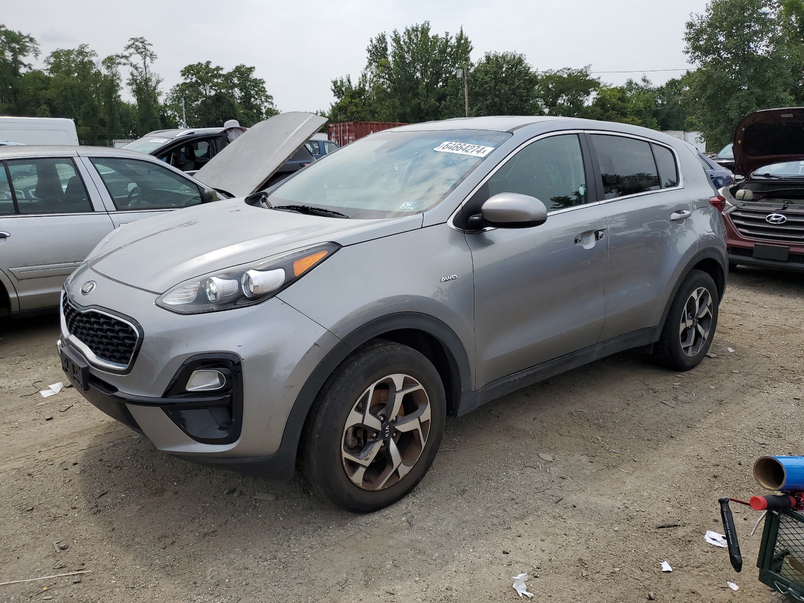 2021 Kia Sportage Lx vin: KNDPMCAC4M7918215