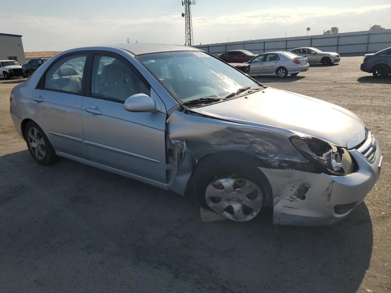 2007 Kia Spectra Ex VIN: KNAFE122X75378630 Lot: 63265604