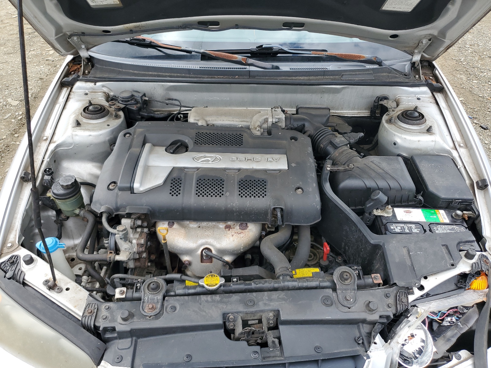 KMHDN46D24U775432 2004 Hyundai Elantra Gls