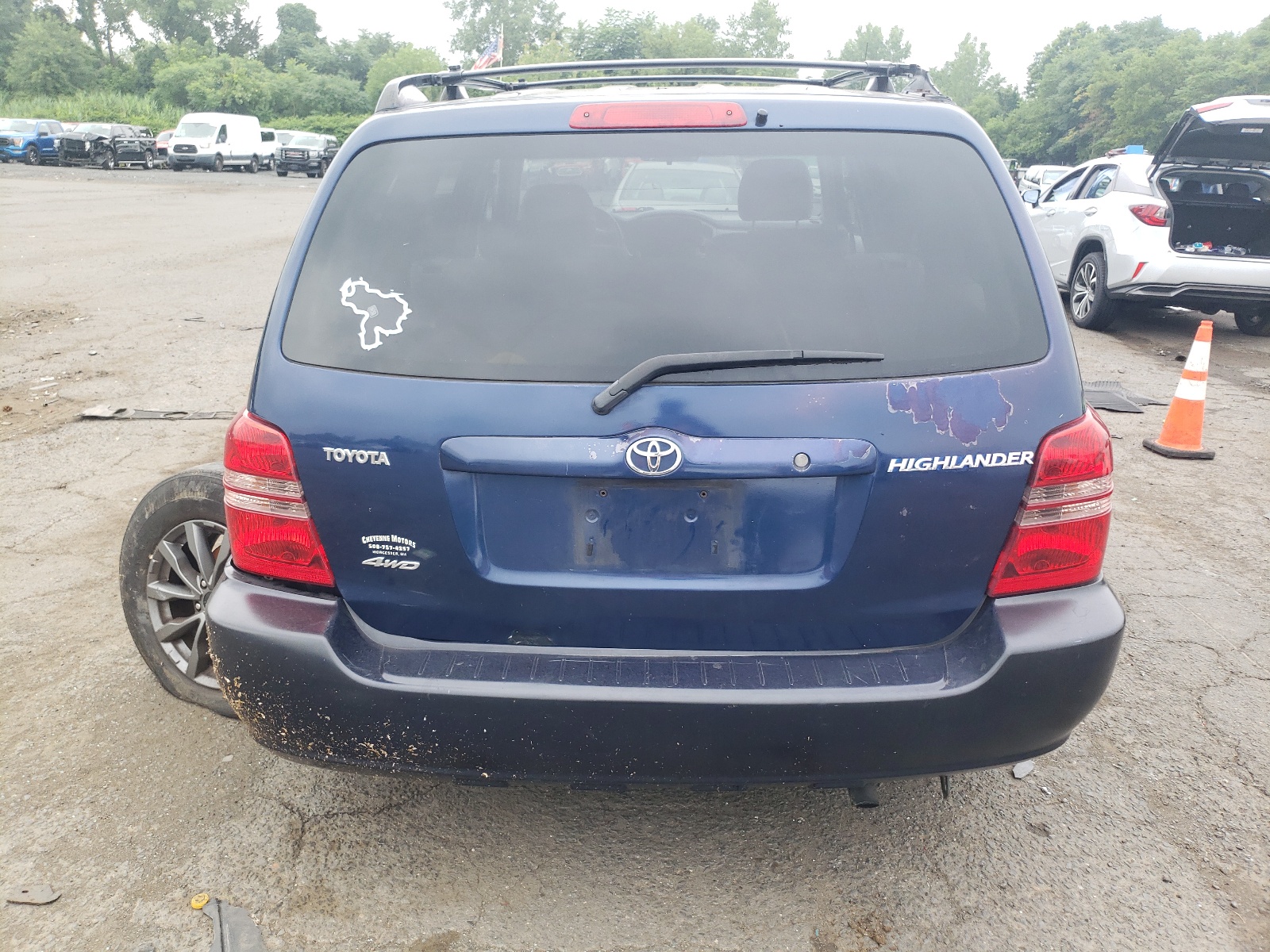 JTEHD21AX20012231 2002 Toyota Highlander