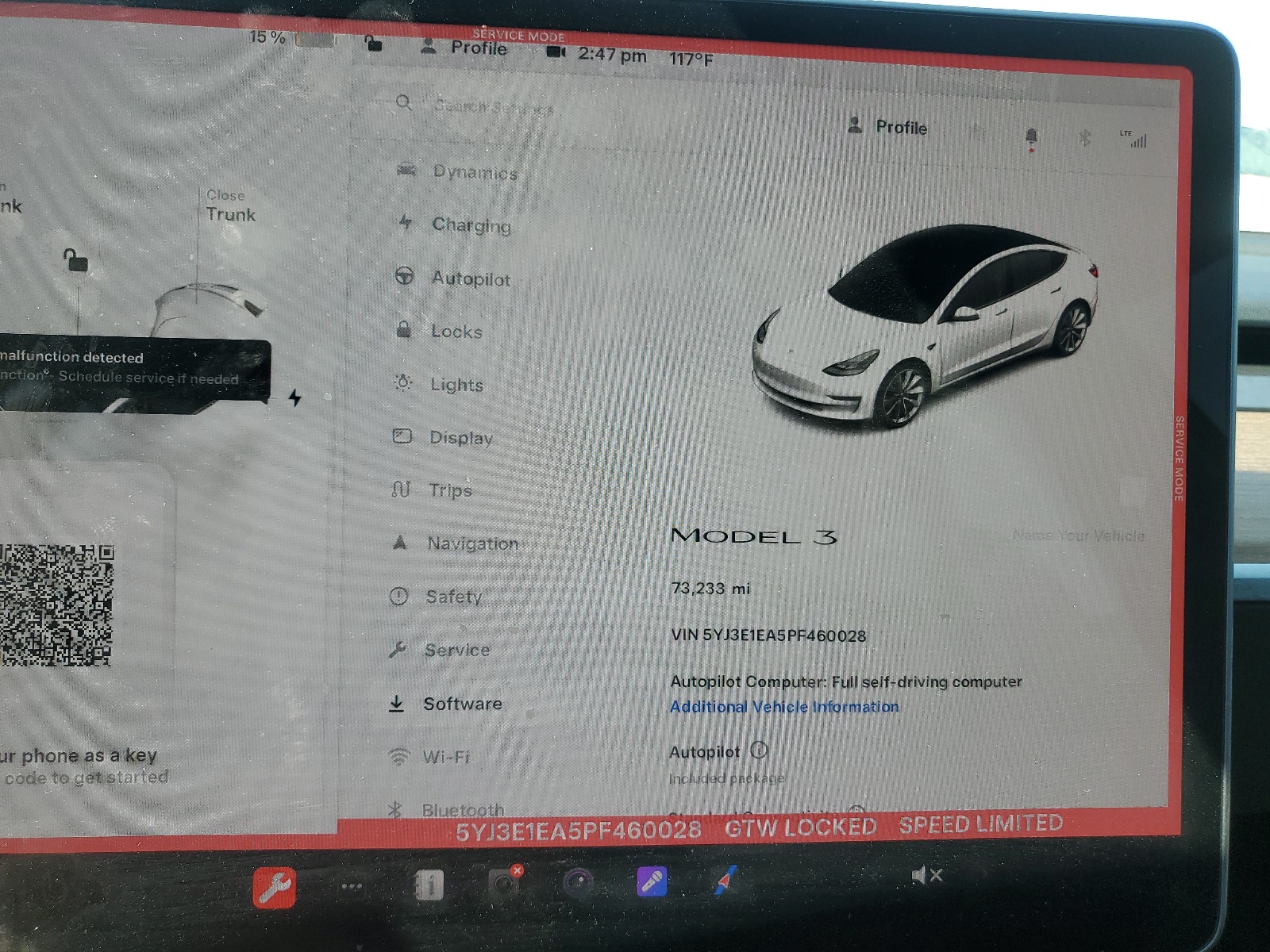 5YJ3E1EA5PF460028 2023 Tesla Model 3