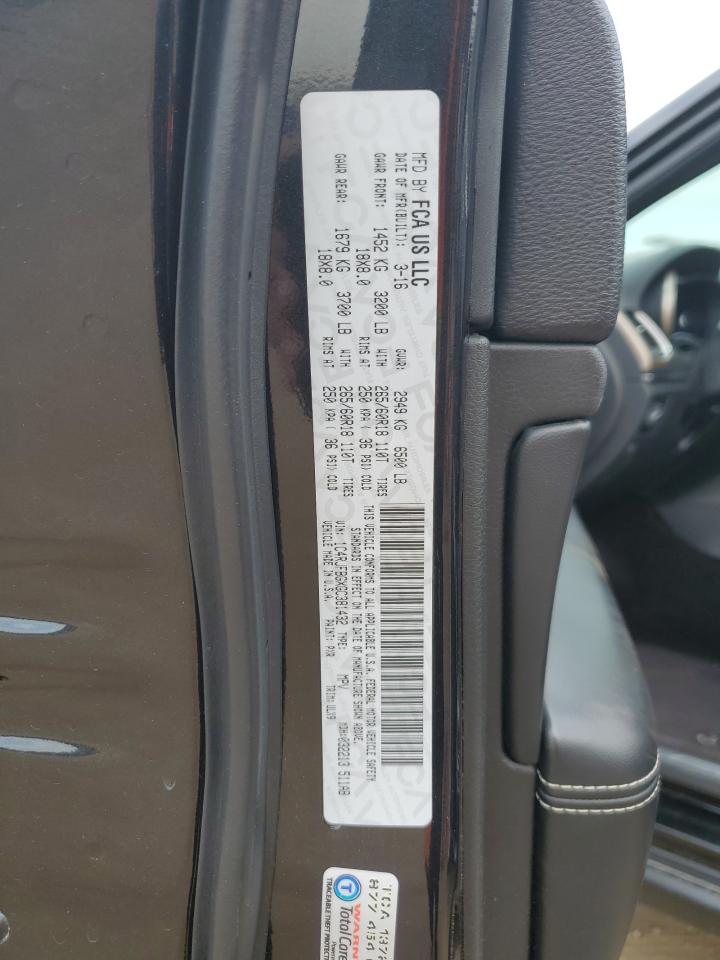 2016 Jeep Grand Cherokee Limited VIN: 1C4RJFBGXGC381432 Lot: 63544604