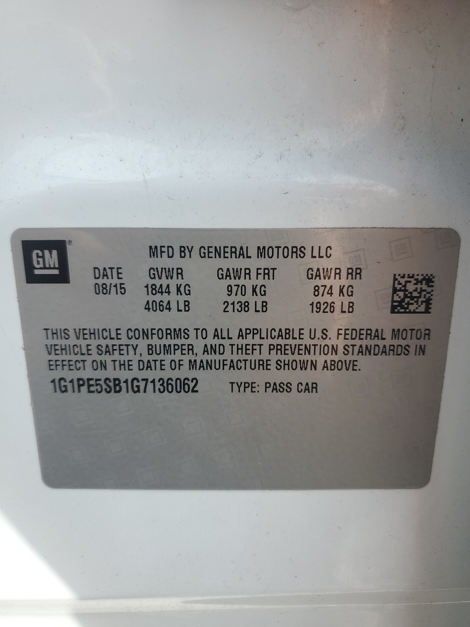 1G1PE5SB1G7136062 2016 Chevrolet Cruze Limited Lt 1G1PE5SB1G7136062 2016 Chevrolet Cruze Limited Lt