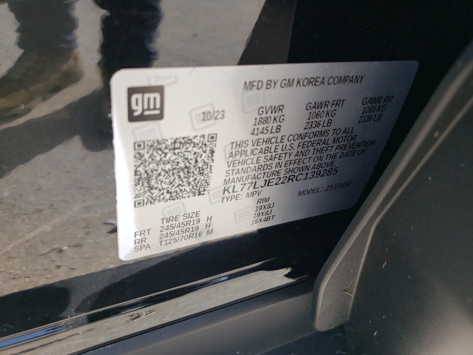 KL77LJE22RC139285 2024 Chevrolet Trax 2Rs