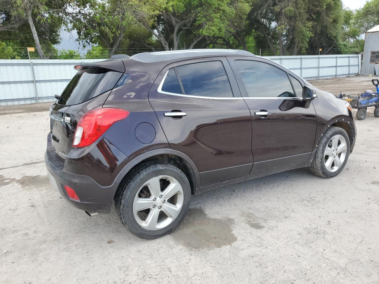2015 BUICK ENCORE with SIDE damage, VIN KL4CJASB8FB111725