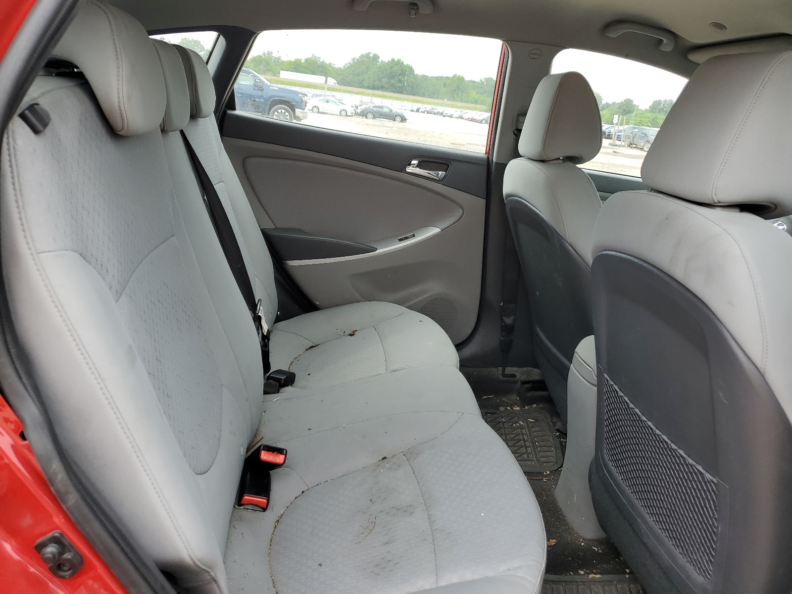 KMHCU5AE5EU147869 2014 Hyundai Accent Gls