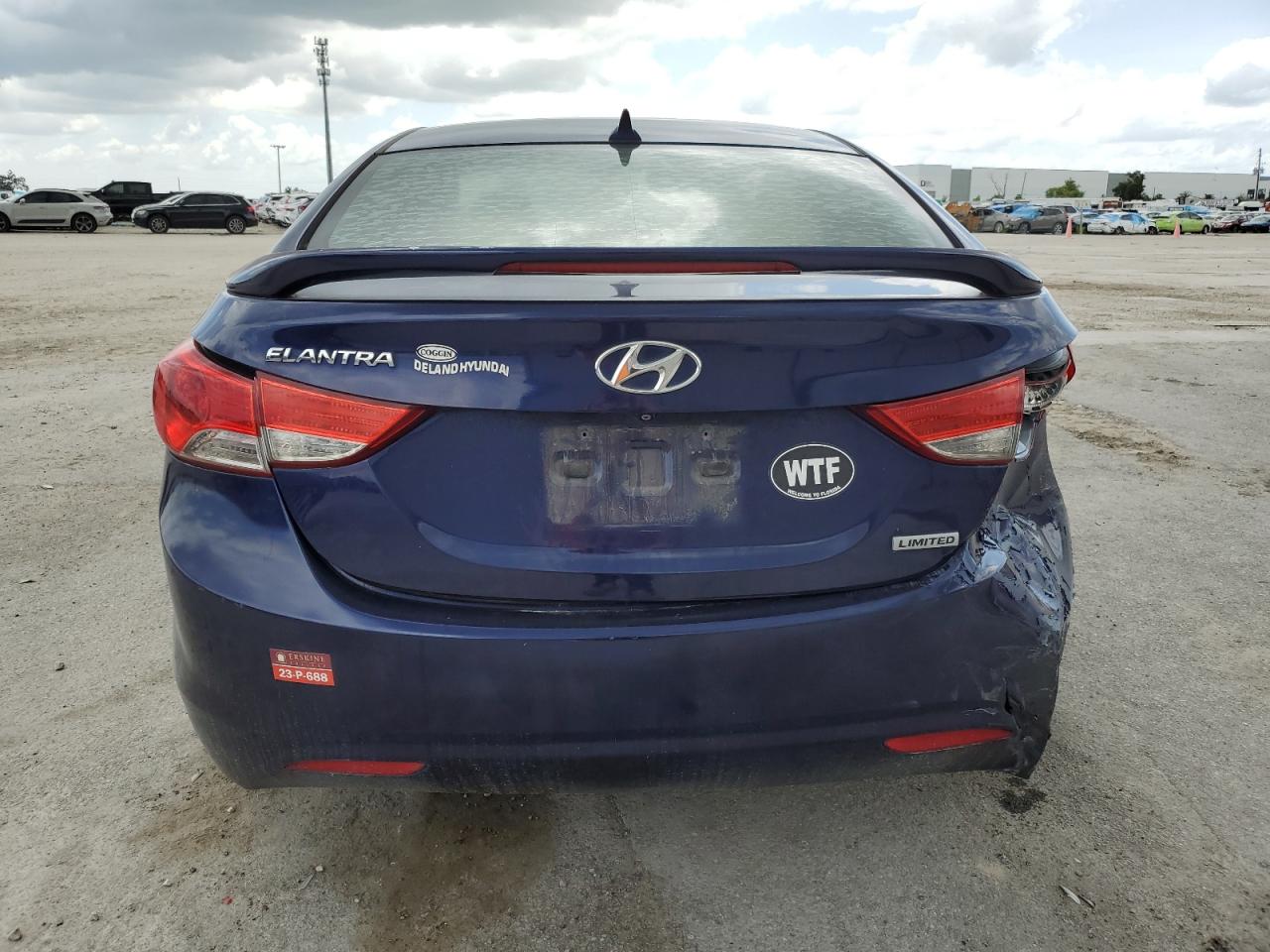 2013 Hyundai Elantra Gls VIN: 5NPDH4AE7DH342890 Lot: 64137694