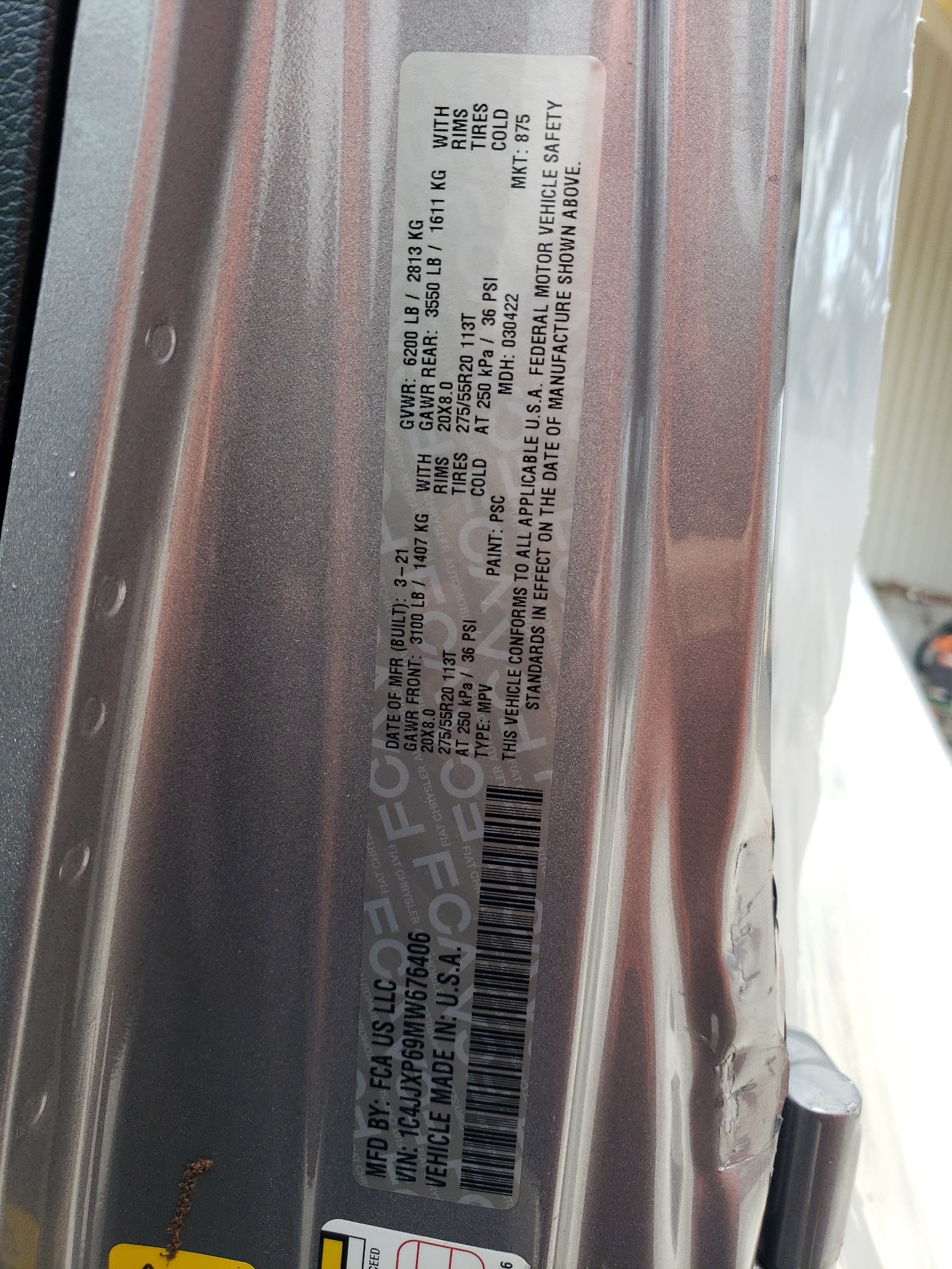 1C4JJXP69MW676406 2021 Jeep Wrangler Unlimited Sahara 4Xe