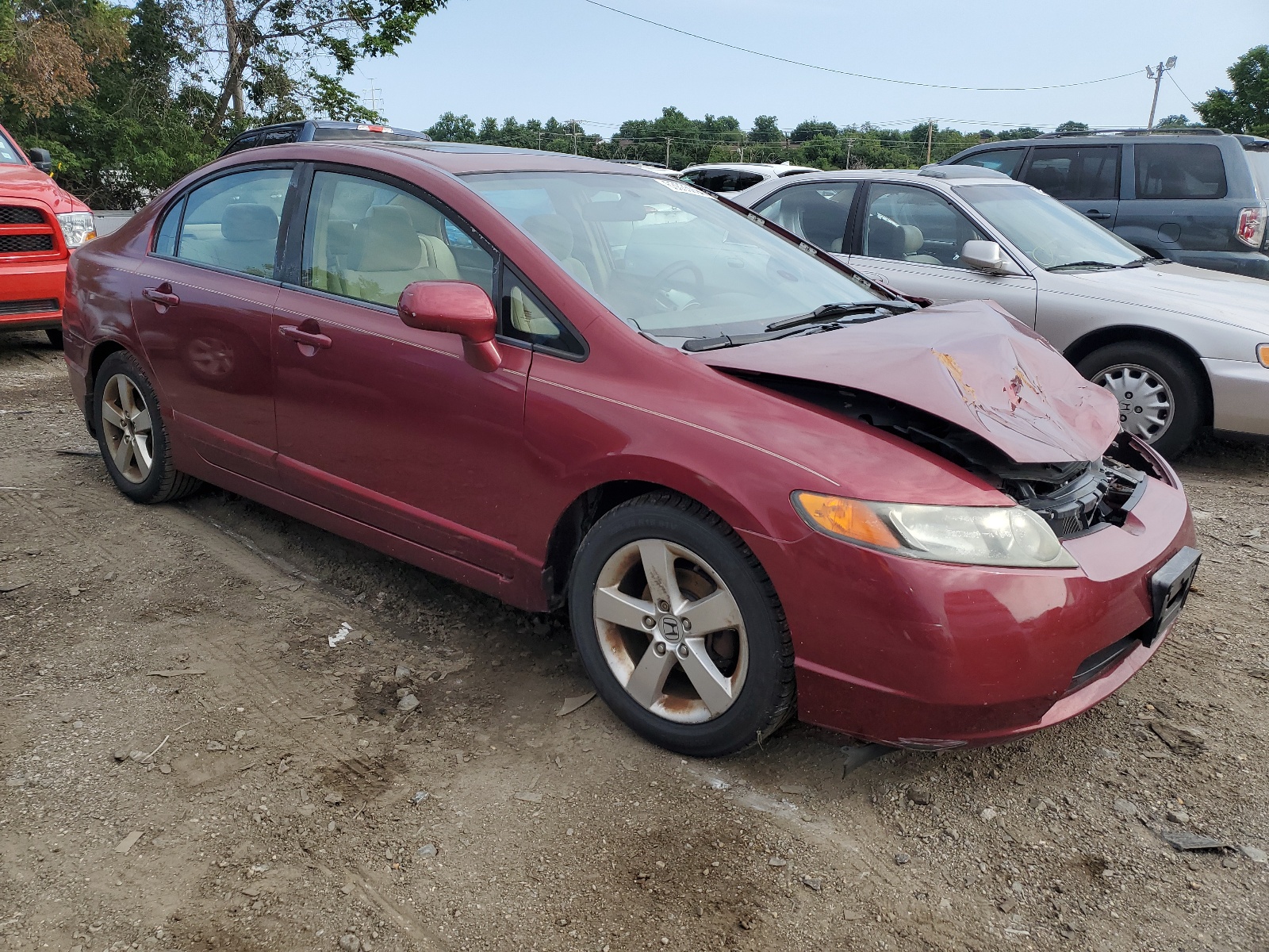 1HGFA16818L043106 2008 Honda Civic Ex