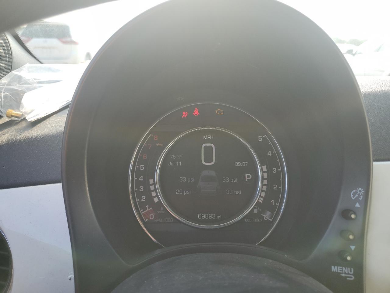 2015 Fiat 500 Sport VIN: 3C3CFFBR1FT555761 Lot: 61223404