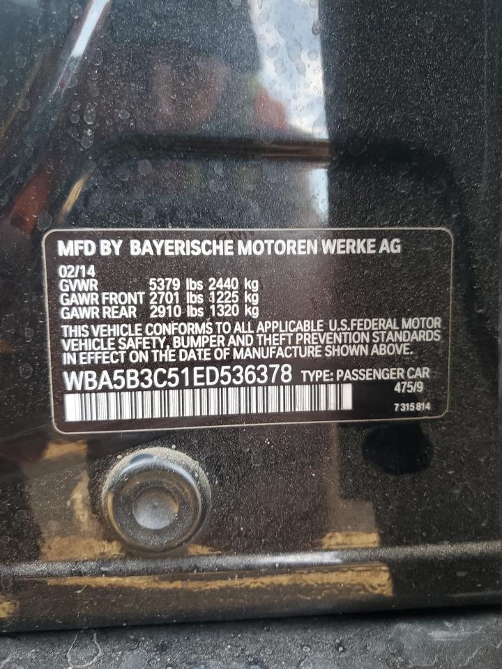 WBA5B3C51ED536378 2014 BMW 535 Xi