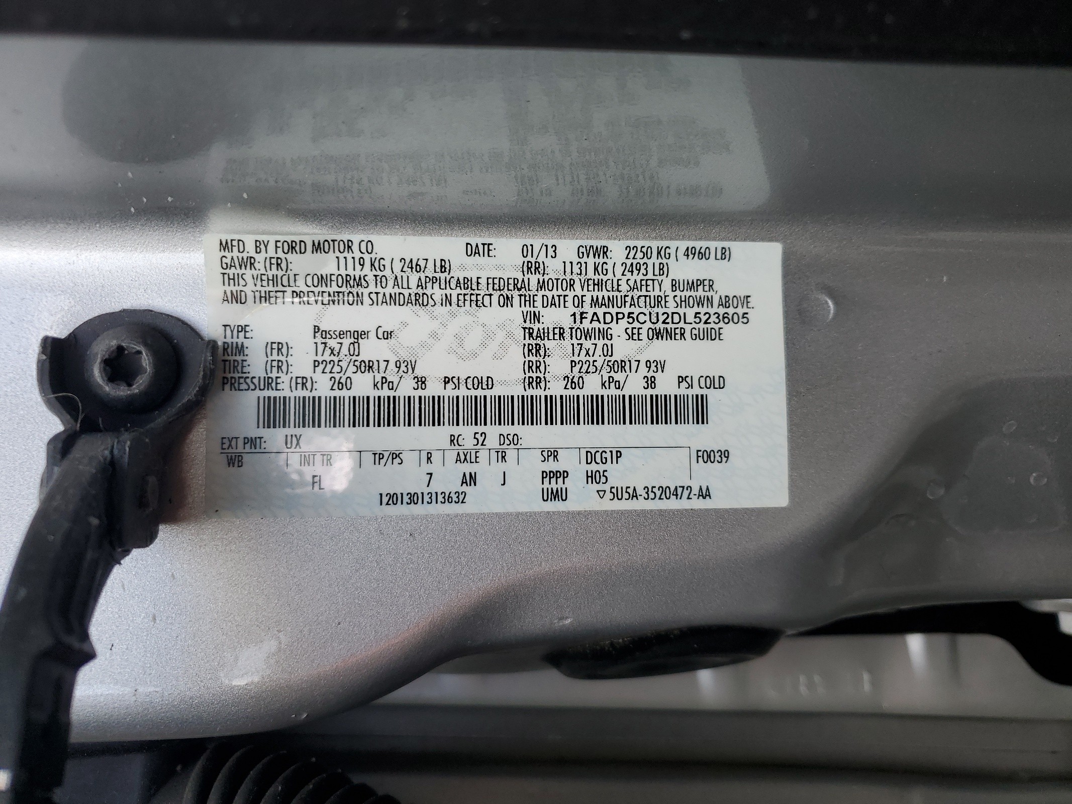 1FADP5CU2DL523605 2013 Ford C-Max Premium