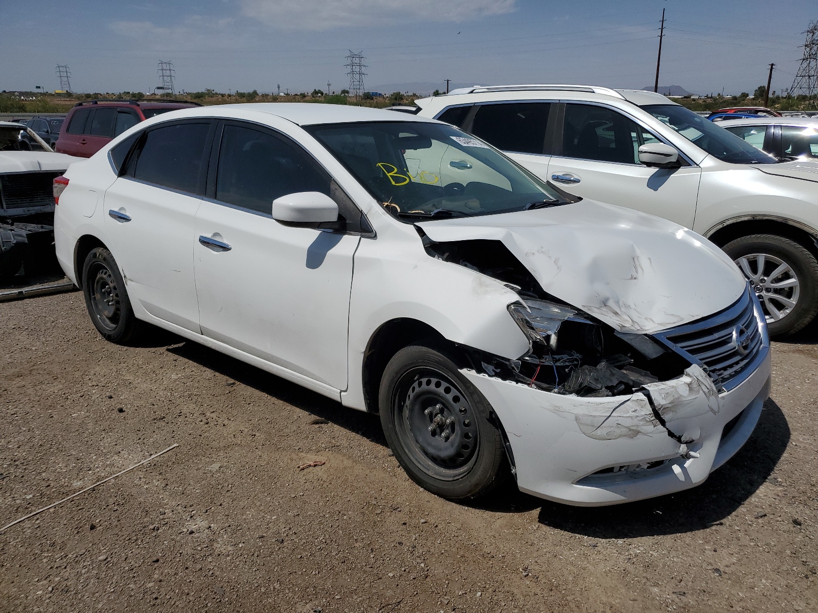 2015 Nissan Sentra S vin: 3N1AB7AP1FY220204