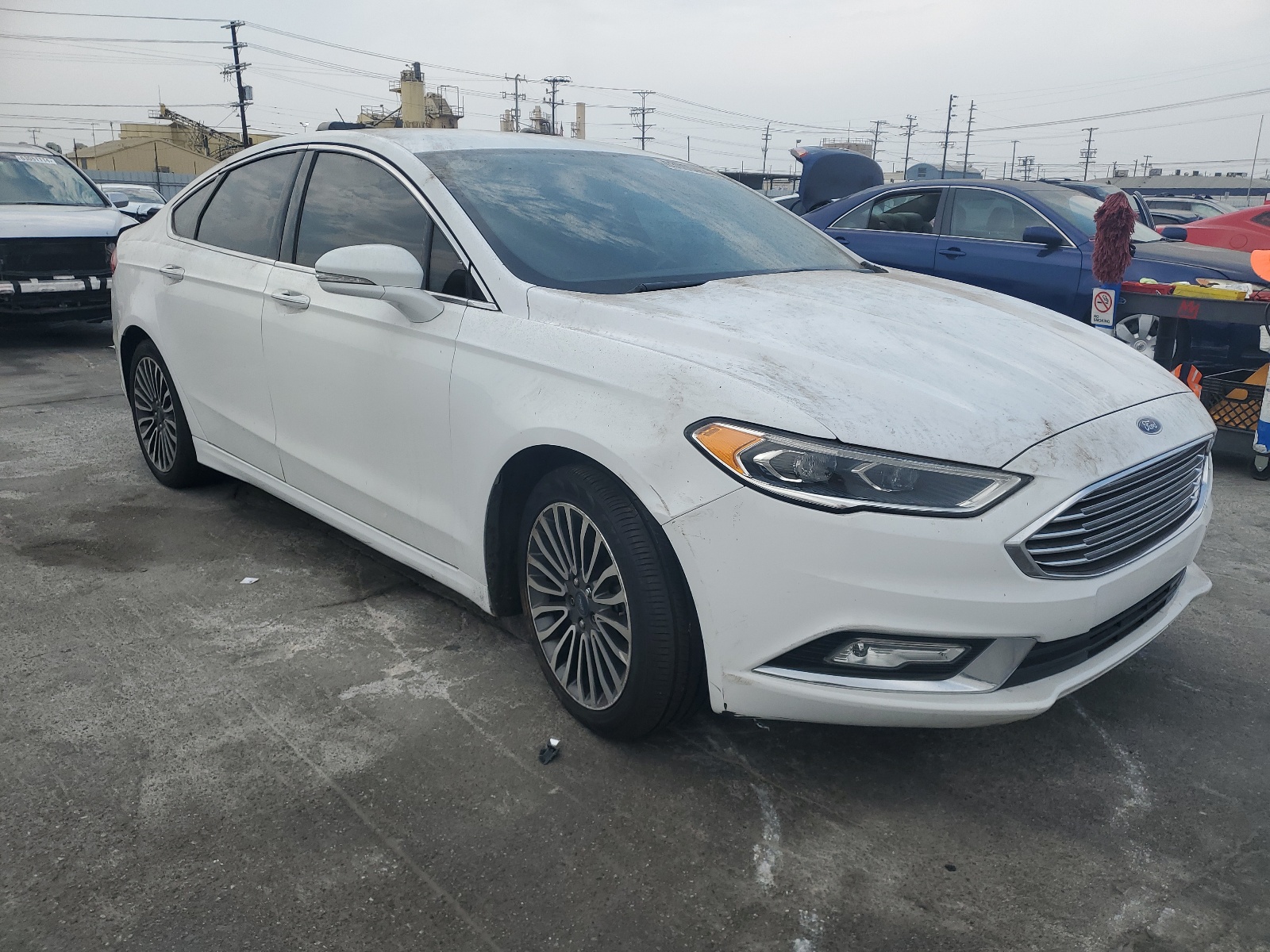 2017 Ford Fusion Titanium vin: 3FA6P0K9XHR130662