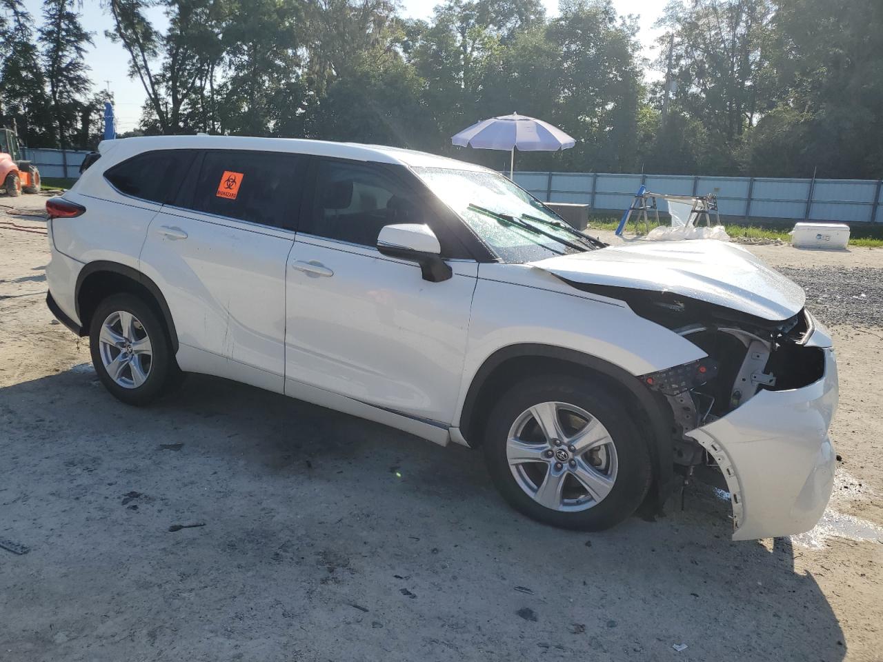 2021 Toyota Highlander L VIN: 5TDCZRAH1MS077961 Lot: 62248494