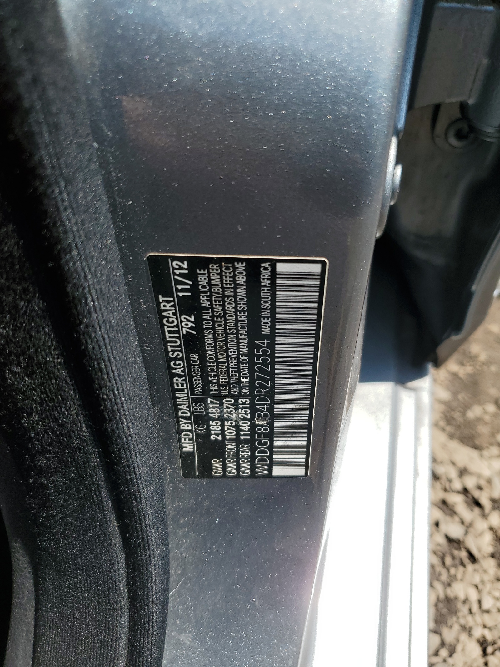 WDDGF8AB4DR272554 2013 Mercedes-Benz C 300 4Matic