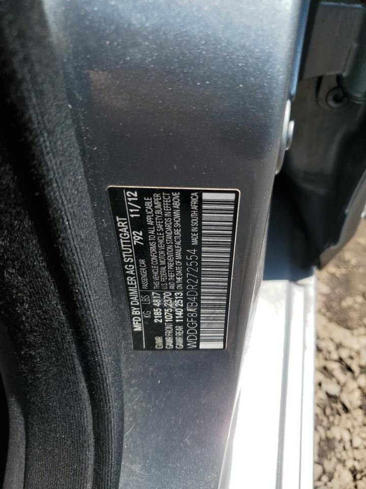 2013 Mercedes-Benz C 300 4Matic VIN: WDDGF8AB4DR272554 Lot: 62326094