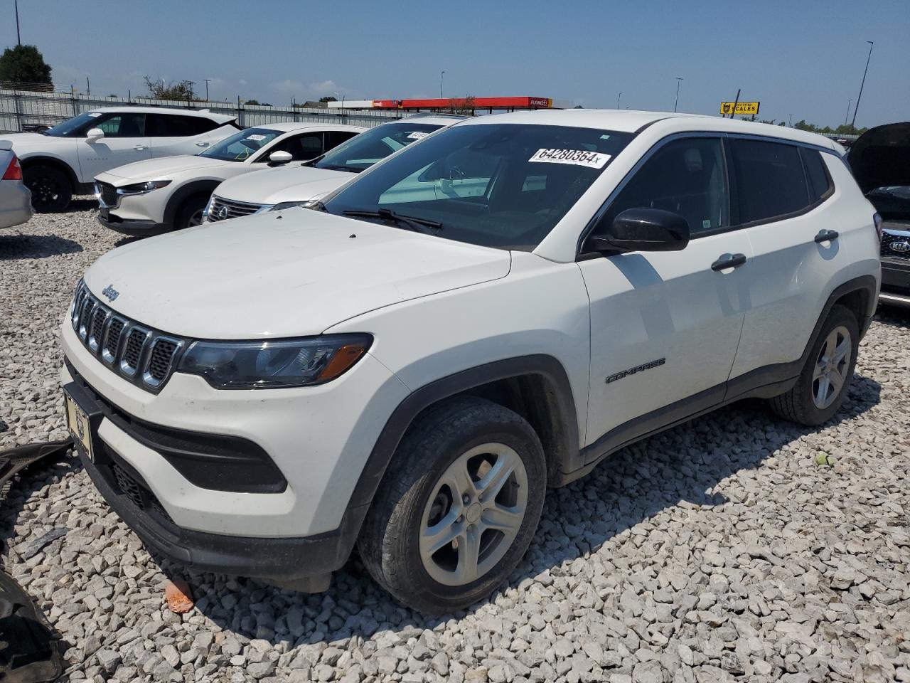 2023 Jeep Compass Sport للبيع في Cahokia Heights، IL - Hail