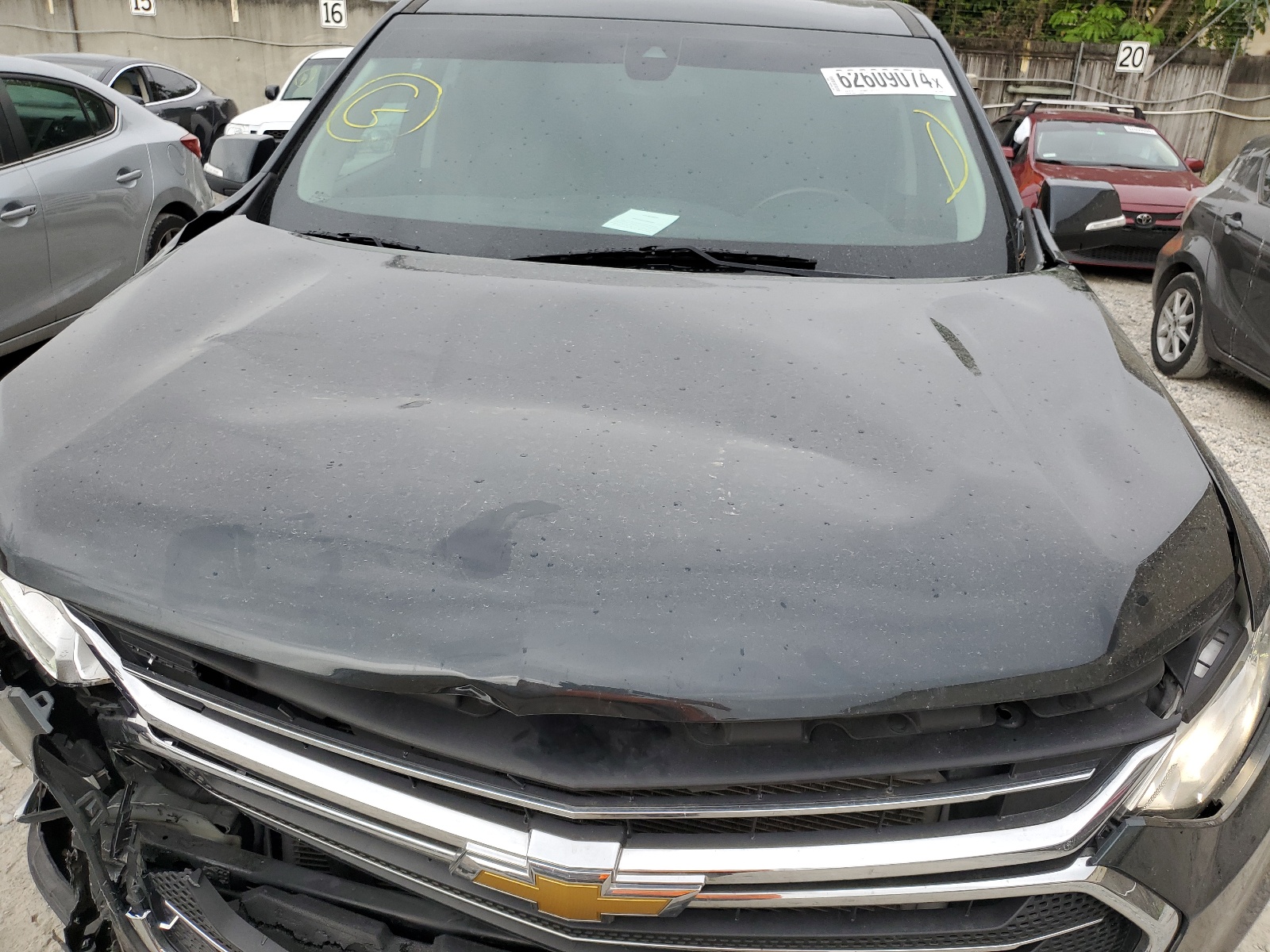 1GNERGKW2MJ128334 2021 Chevrolet Traverse Lt