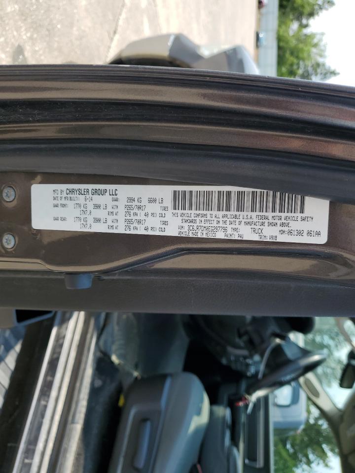 2014 Ram 1500 St VIN: 3C6JR7DM0EG297796 Lot: 64673894