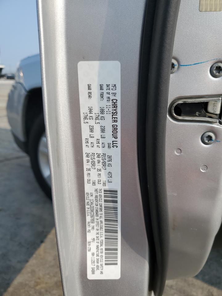 2012 Jeep Compass Latitude VIN: 1C4NJDEB0CD567858 Lot: 64569454