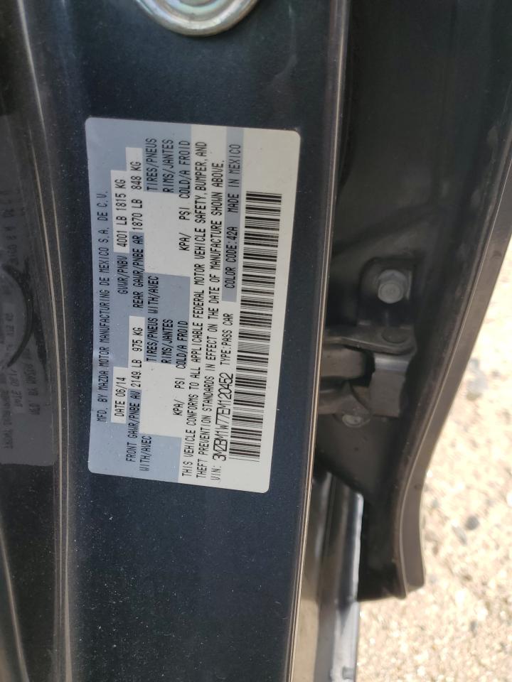 2014 Mazda 3 Grand Touring VIN: 3MZBM1W77EM120452 Lot: 63959594