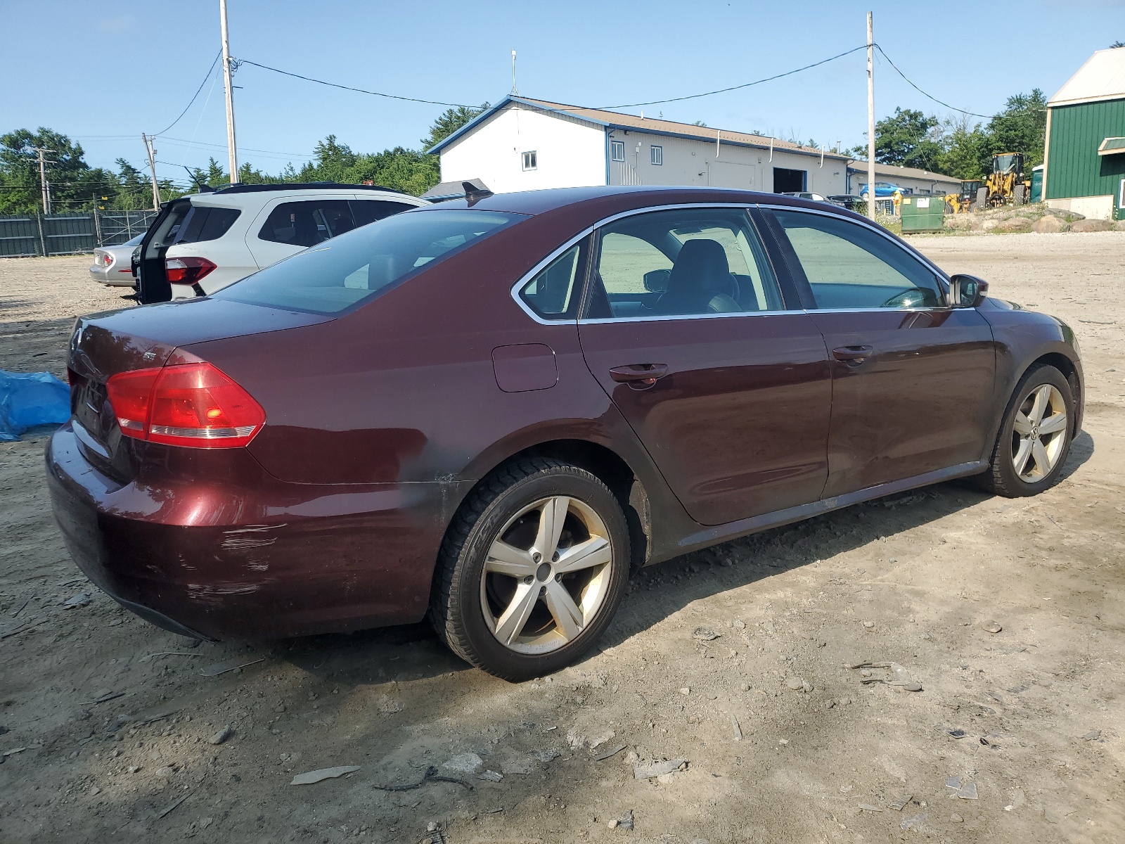 2013 Volkswagen Passat Se vin: 1VWBP7A38DC045467