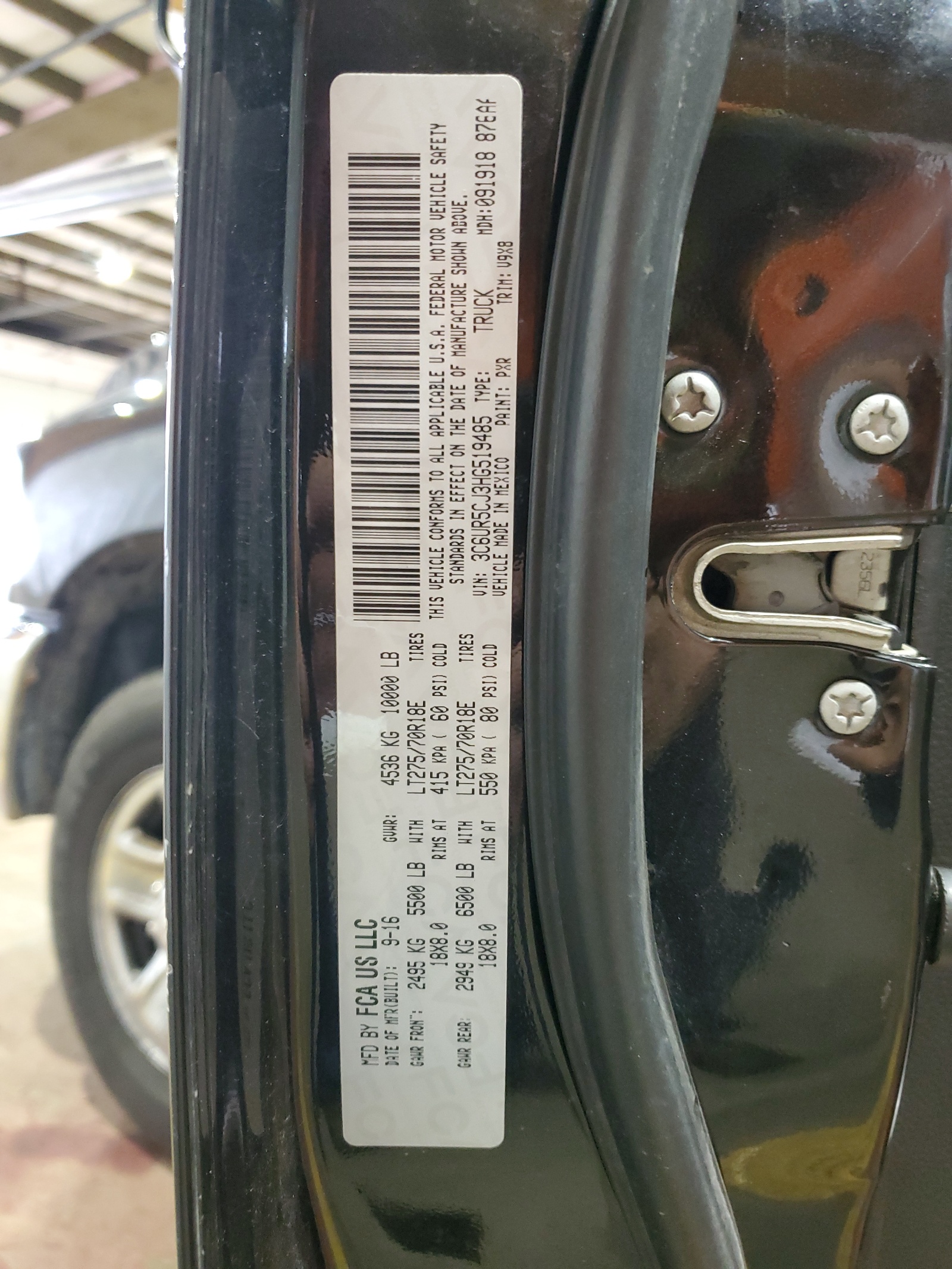 3C6UR5CJ3HG519485 2017 Ram 2500 St