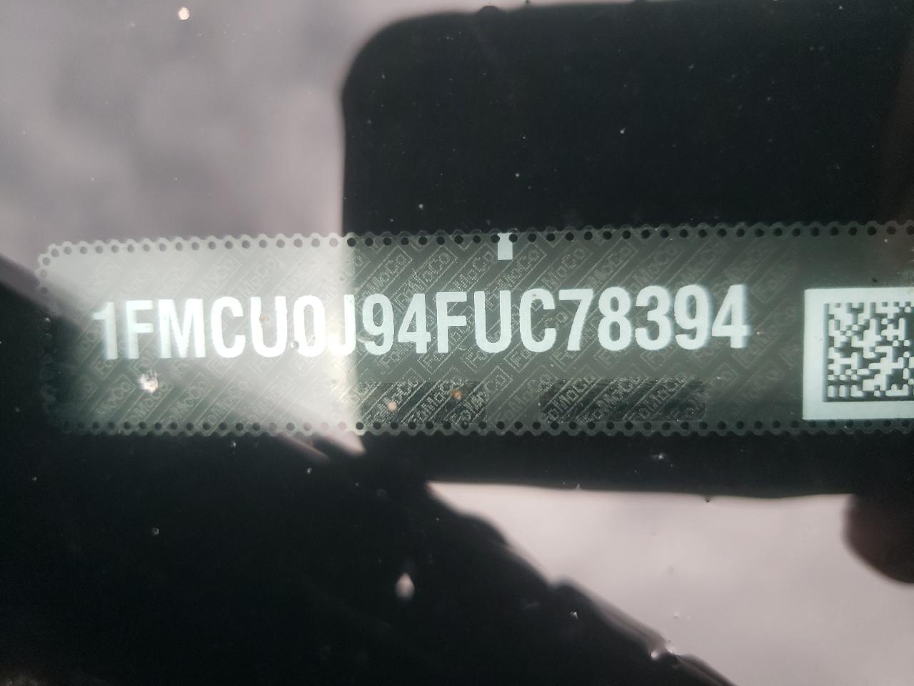 2015 Ford Escape Titanium VIN: 1FMCU0J94FUC78394 Lot: 61115654