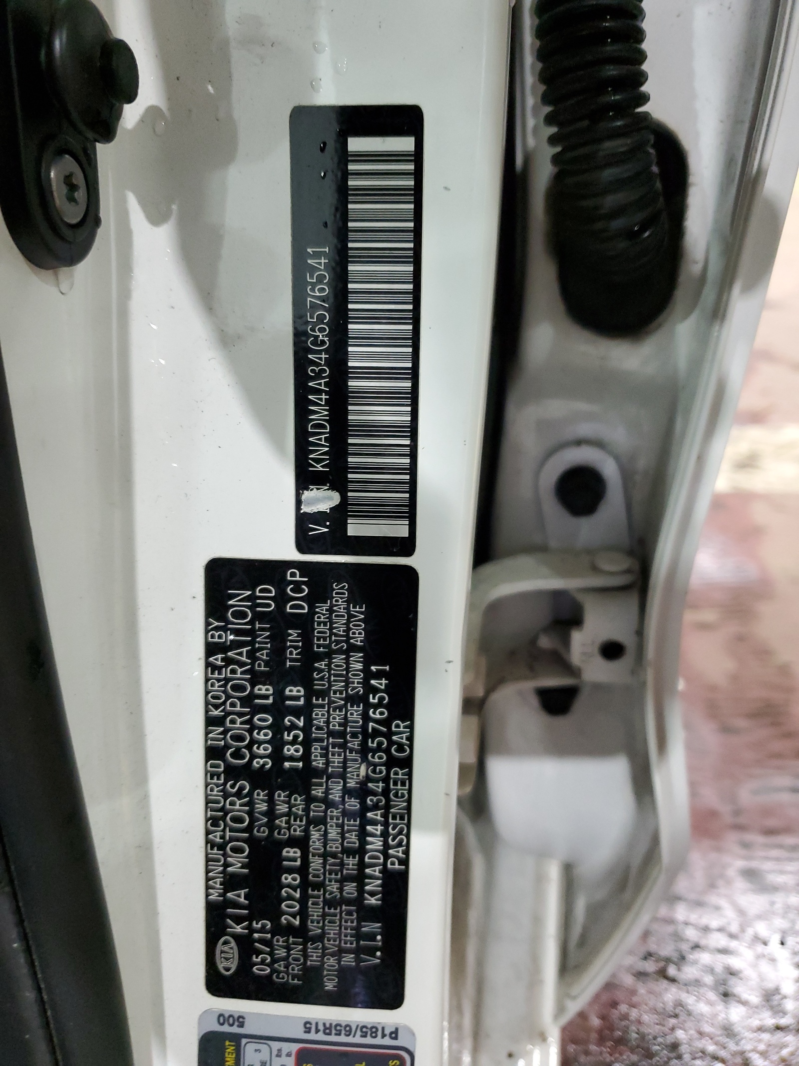 KNADM4A34G6576541 2016 Kia Rio Lx