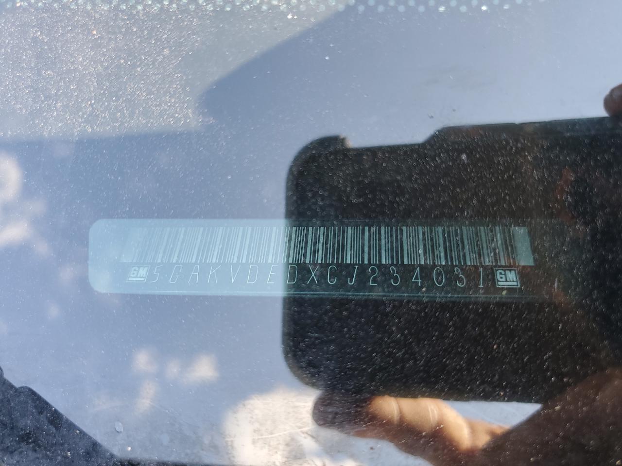 2012 Buick Enclave VIN: 5GAKVDEDXCJ234031 Lot: 62004214