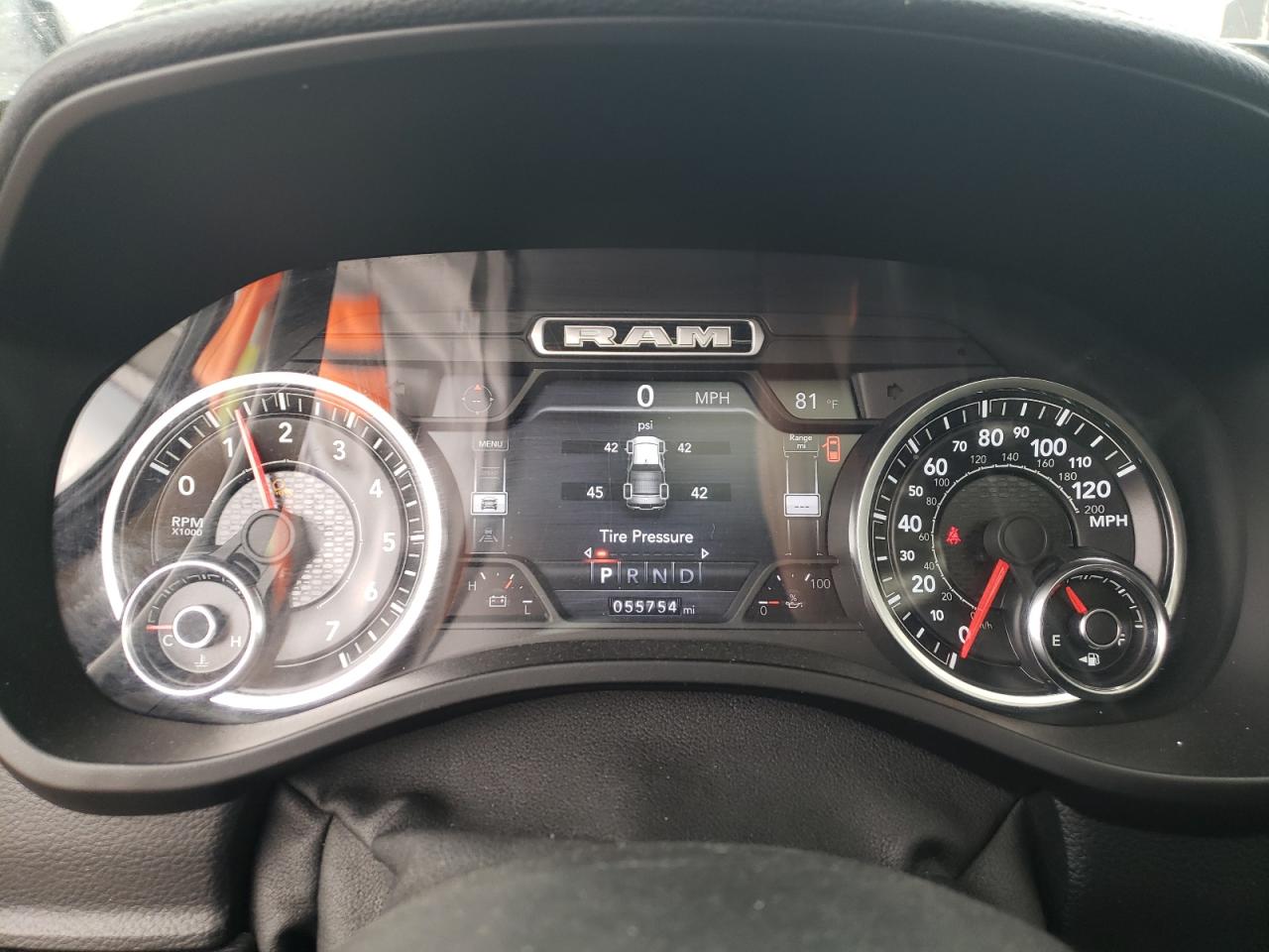 2019 Ram 1500 Laramie VIN: 1C6SRFJT8KN544978 Lot: 62541074