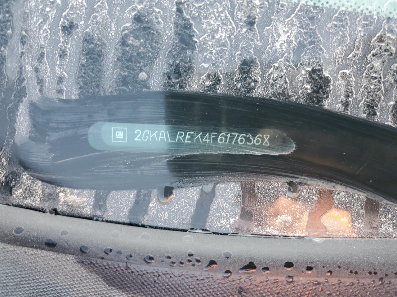 2015 GMC Terrain Sle VIN: 2GKALREK4F6176368 Lot: 62748984