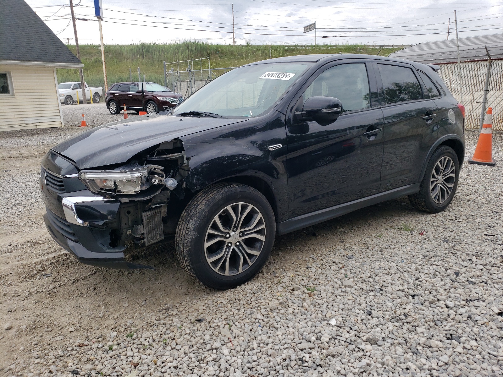 2016 Mitsubishi Outlander Sport Es vin: JA4AR3AU3GZ055166