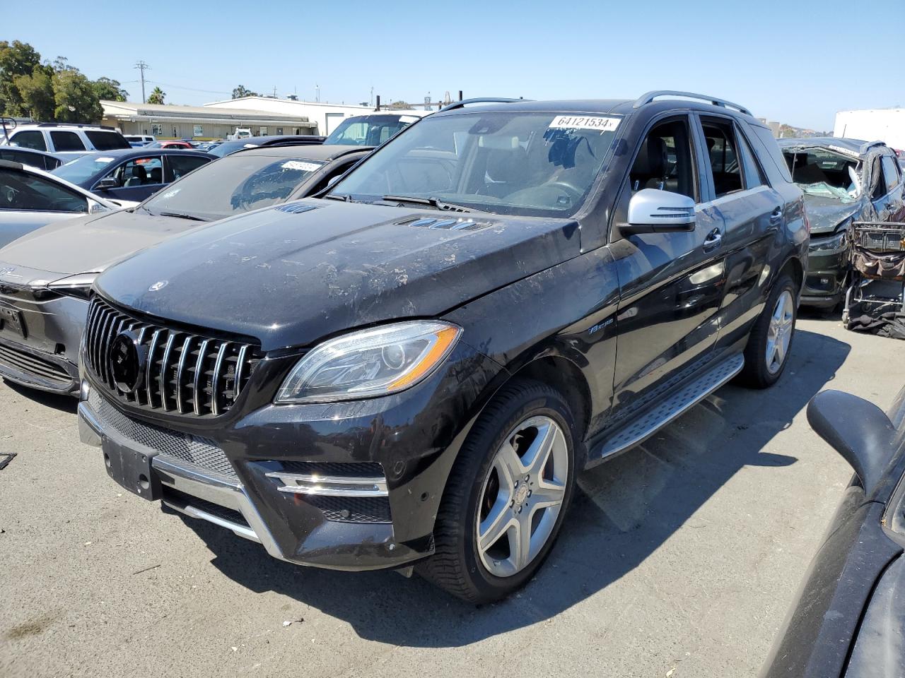 2013 Mercedes-Benz Ml 550 4Matic VIN: 4JGDA7DB5DA186584 Lot: 64121534