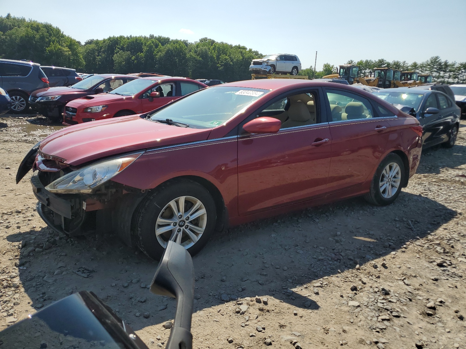 2012 Hyundai Sonata Gls vin: 5NPEB4AC0CH440212