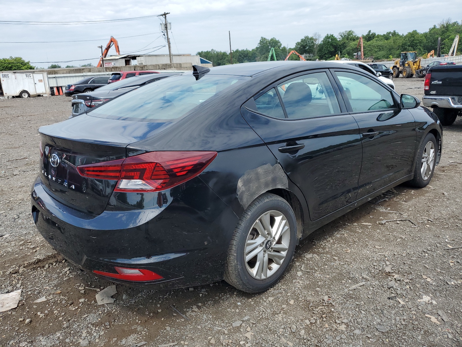 2019 Hyundai Elantra Sel vin: 5NPD84LF6KH453966