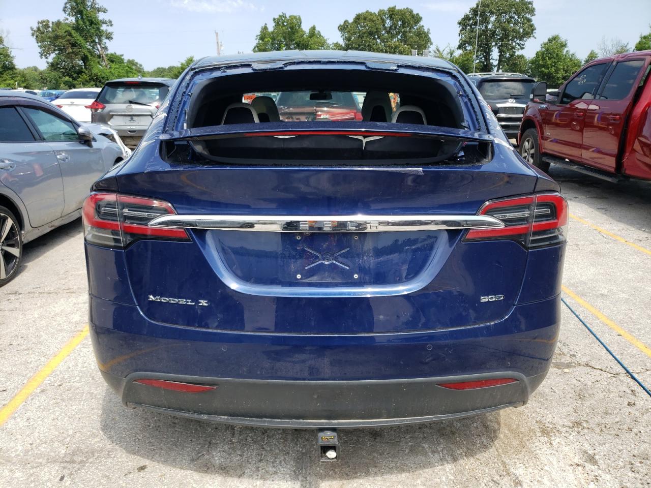 2017 Tesla Model X VIN: 5YJXCDE23HF046099 Lot: 62762034