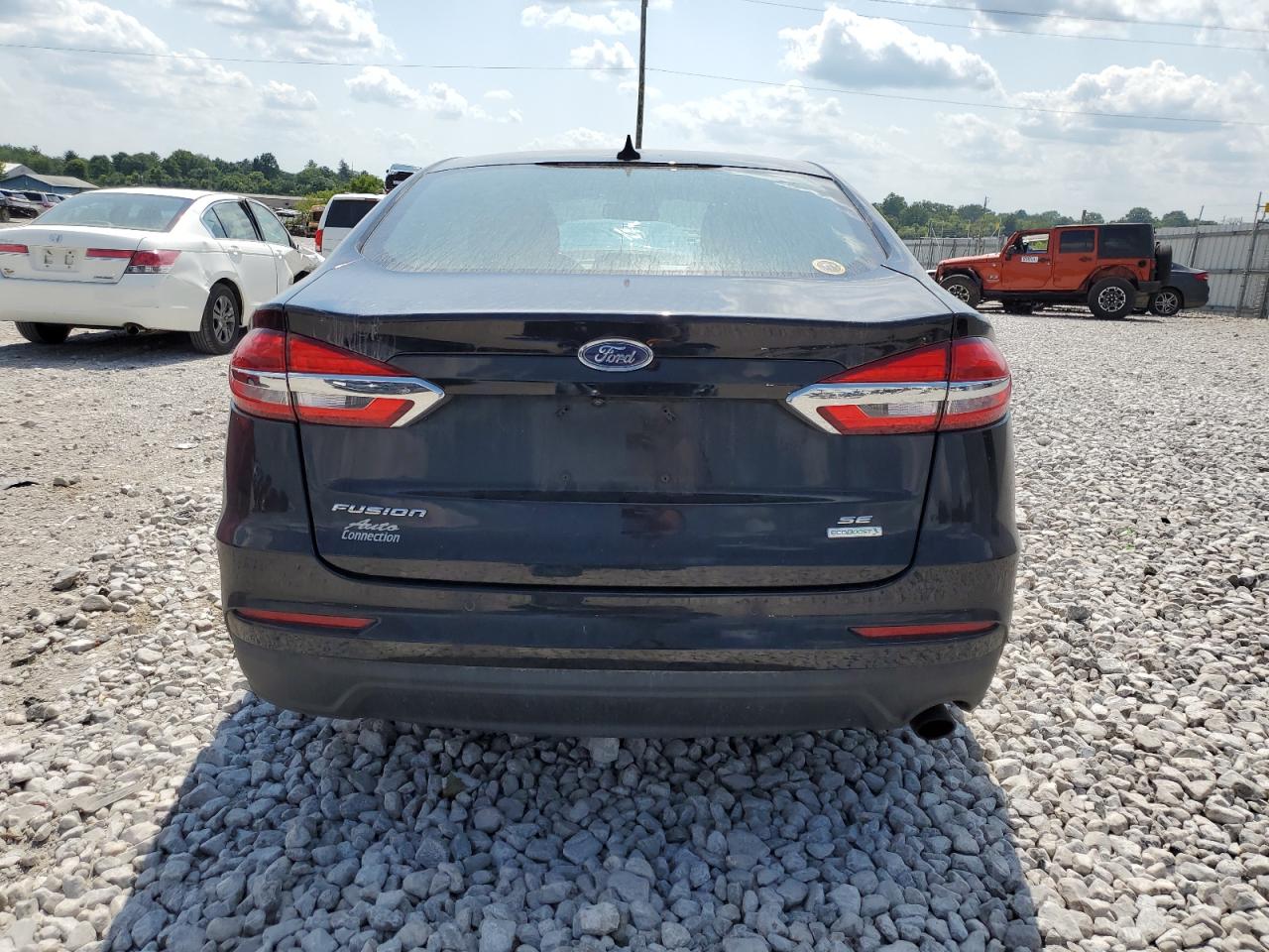 2019 Ford Fusion Se VIN: 3FA6P0HD0KR186368 Lot: 62718114