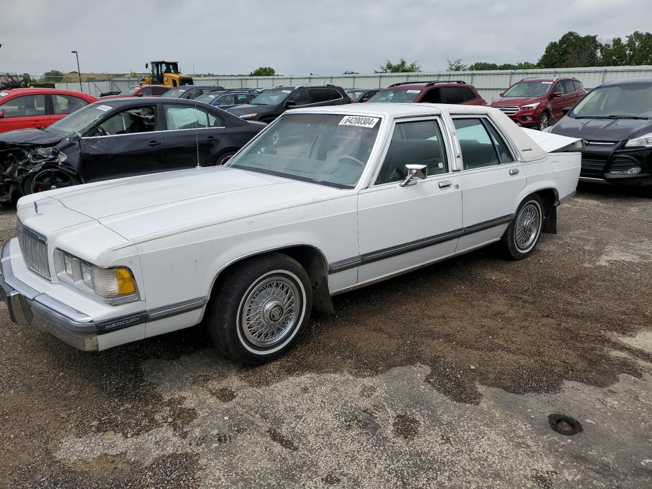 1989 Mercury Grand Marquis Gs VIN: 2MEBM74F0KX705307 Lot: 64200304