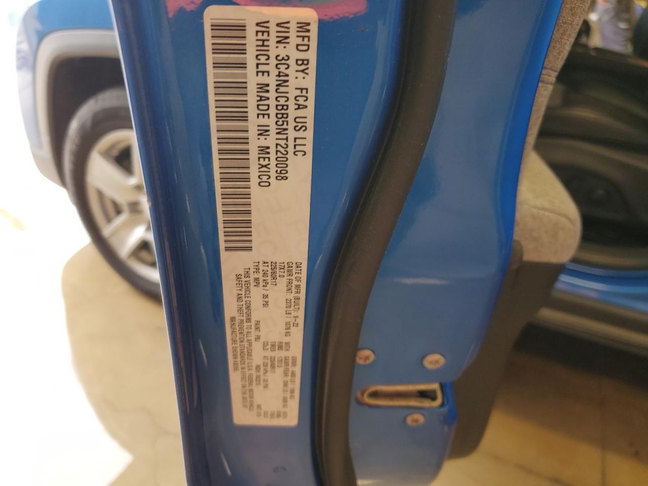 2022 Jeep Compass Latitude VIN: 3C4NJCBB5NT220098 Lot: 64668804