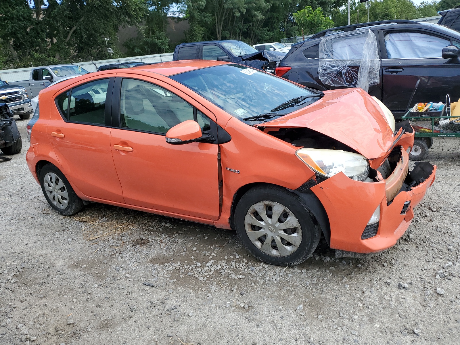 2012 Toyota Prius C vin: JTDKDTB36C1012657