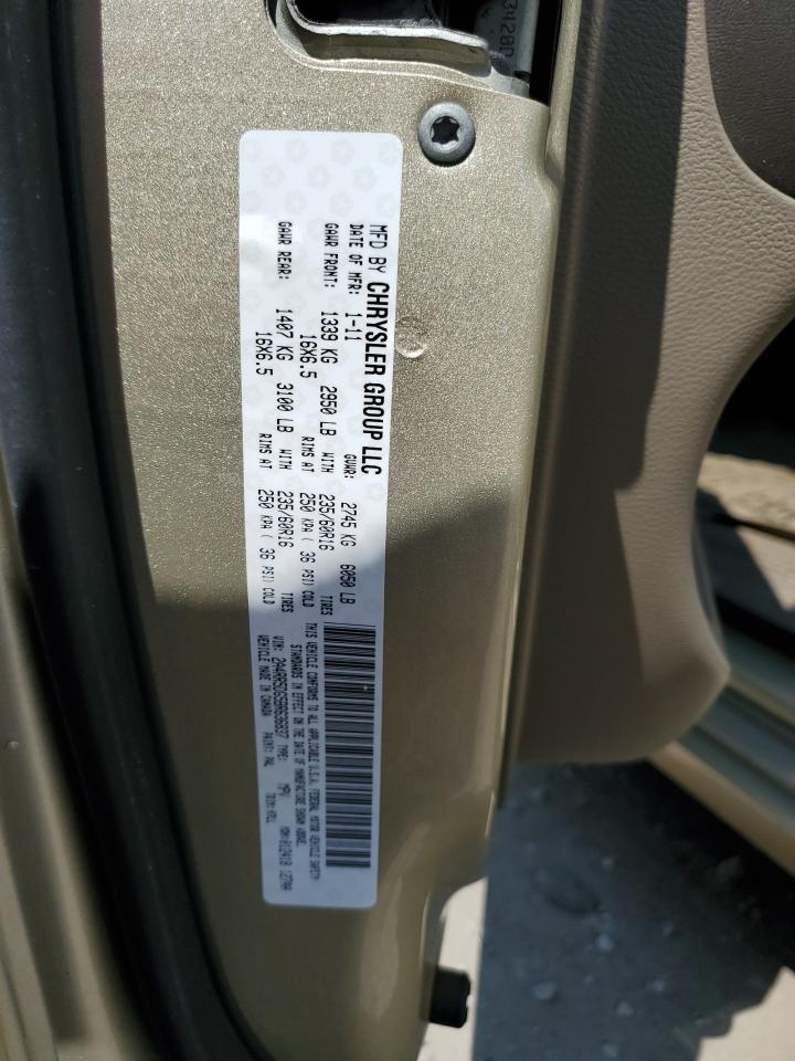 2011 Chrysler Town & Country Touring VIN: 2A4RR5DG5BR636837 Lot: 64835374