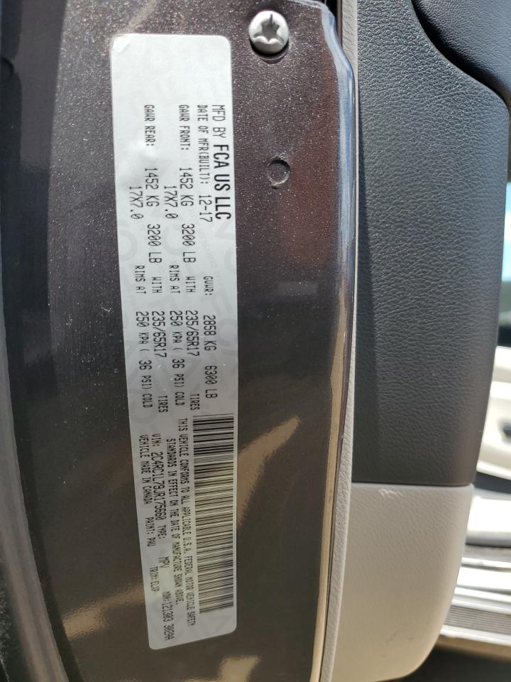 2018 Chrysler Pacifica Hybrid Touring L VIN: 2C4RC1L79JR175660 Lot: 64386914