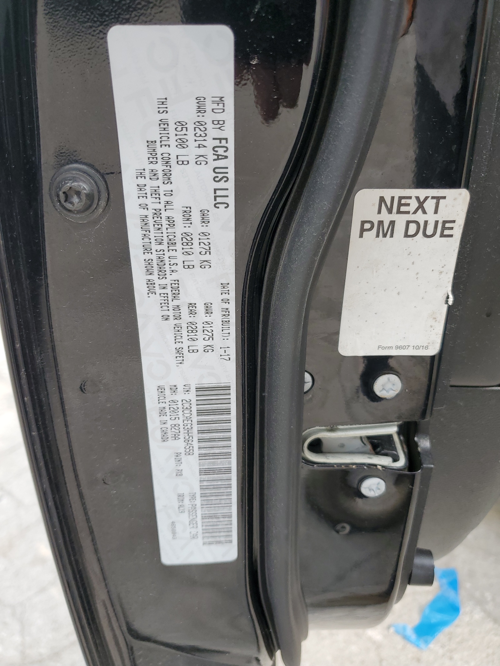 2C3CCAEG3HH564558 2017 Chrysler 300C