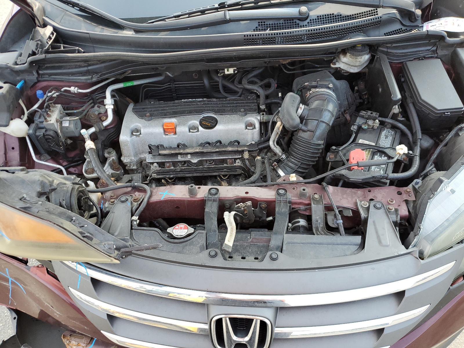 5J6RM4H35EL097889 2014 Honda Cr-V Lx