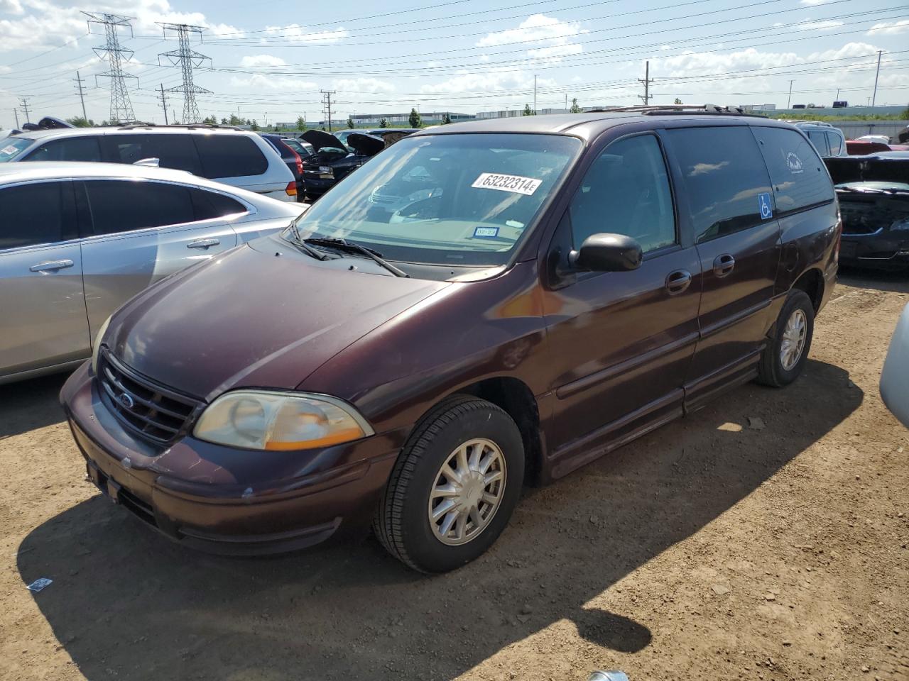 2000 Ford Windstar Lx VIN: 2FMZA5141YBA25109 Lot: 86814104