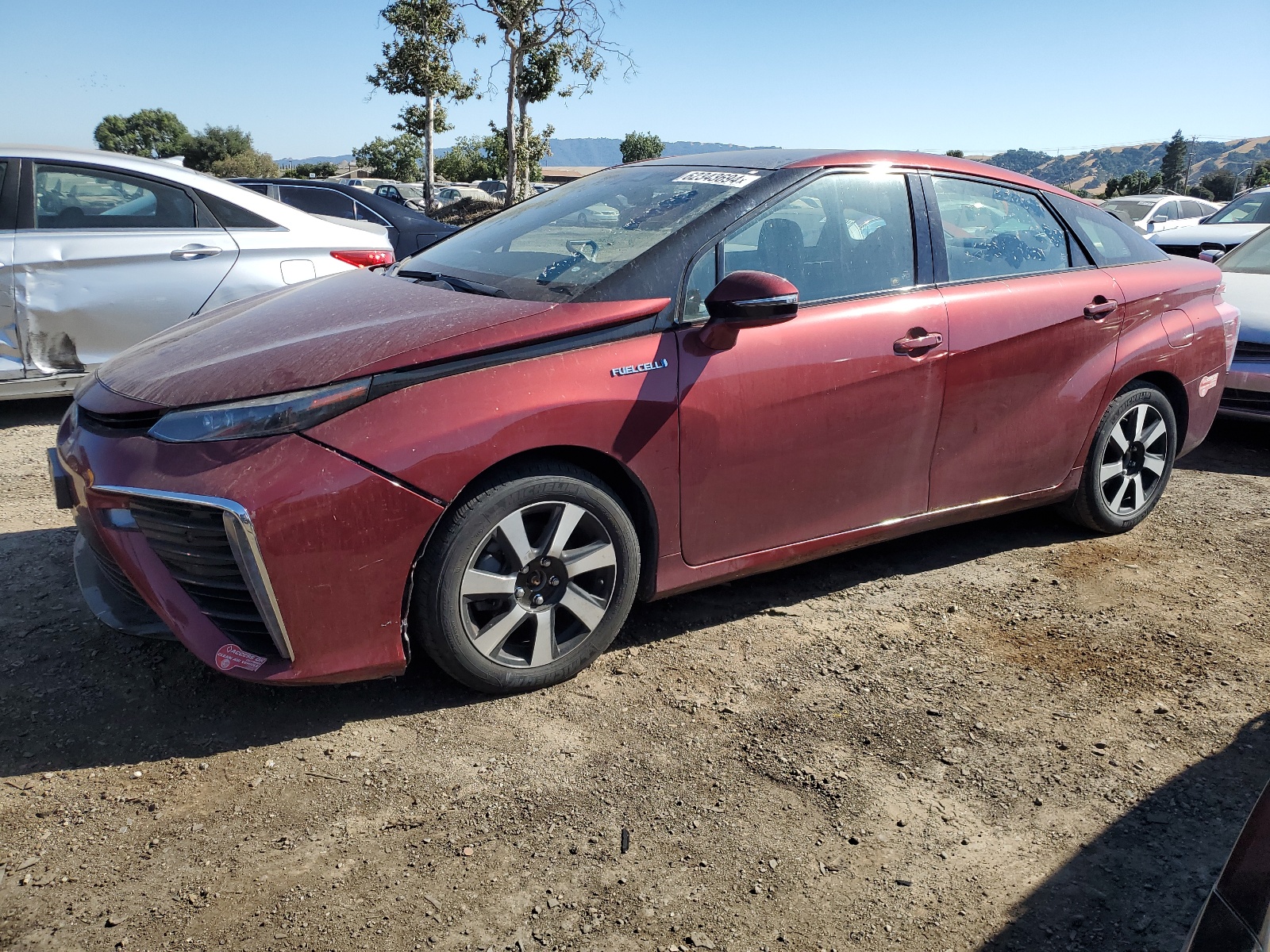 2017 Toyota Mirai vin: JTDBVRBD7HA003188