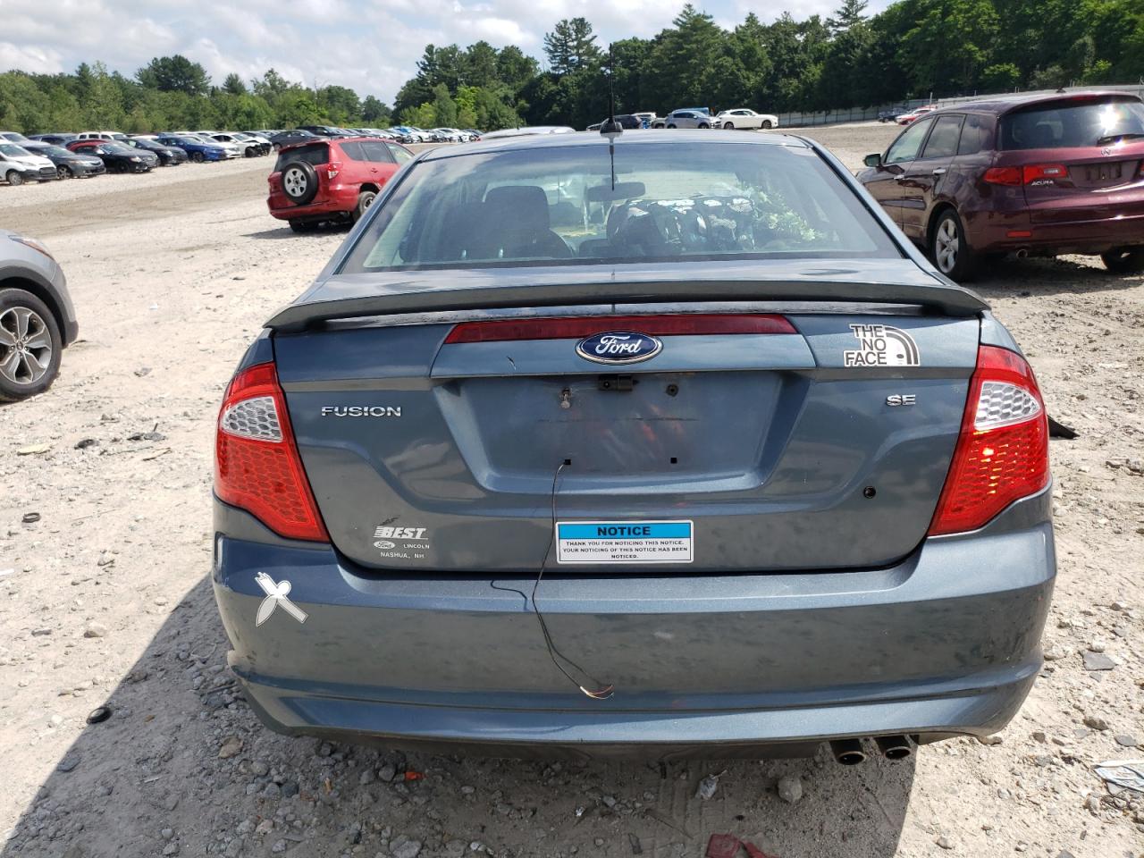 2012 Ford Fusion Se VIN: 3FAHP0HA9CR318768 Lot: 62337734